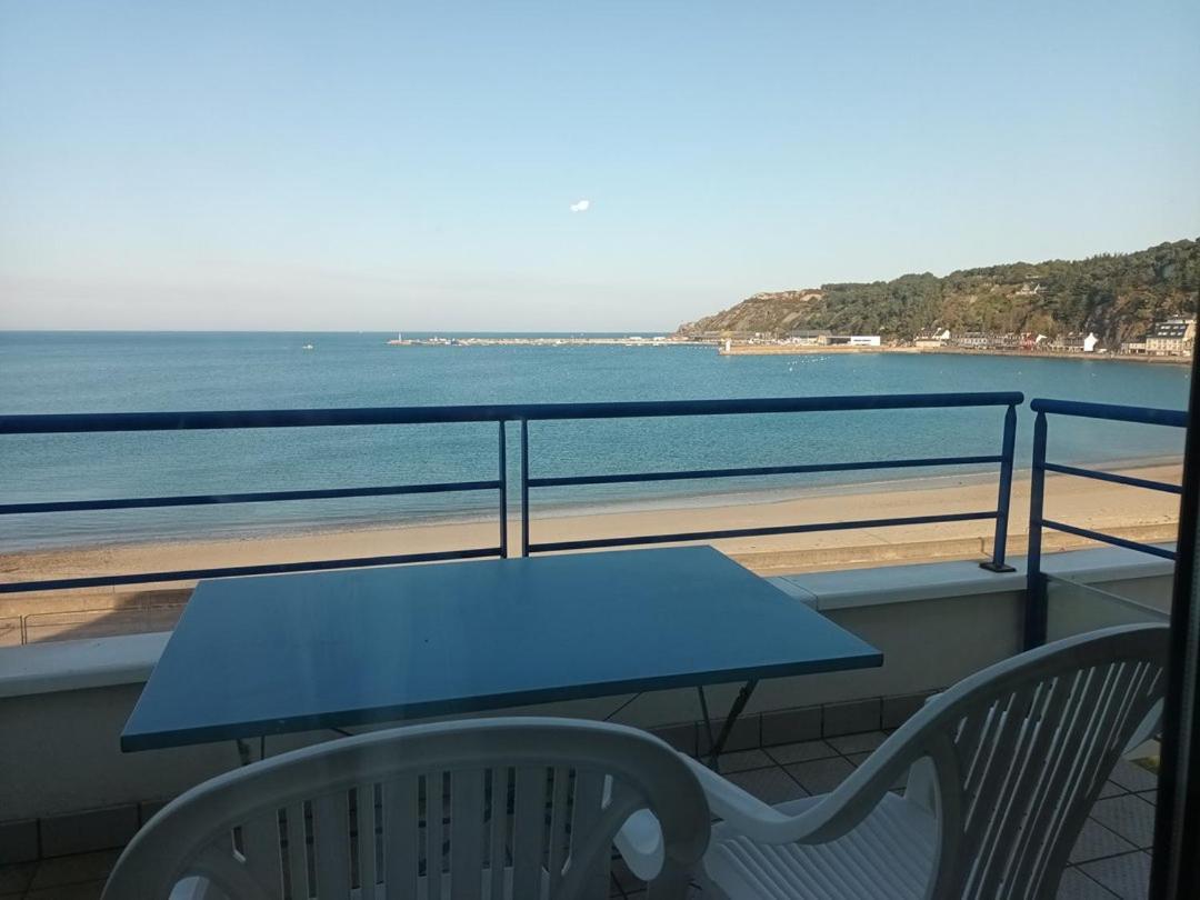 514 - Appartement 1 Chambre Vue Mer En Bordure De La Plage Du Centre D'Erquy Exterior foto