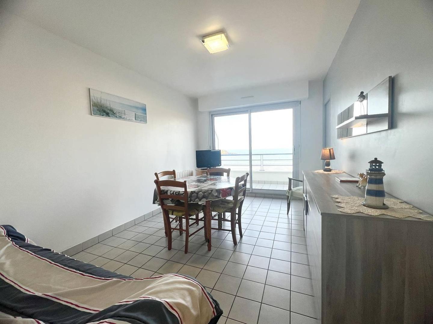 514 - Appartement 1 Chambre Vue Mer En Bordure De La Plage Du Centre D'Erquy Exterior foto